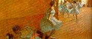 Edgar Degas Dancers Climbing the Stairs oil on canvas